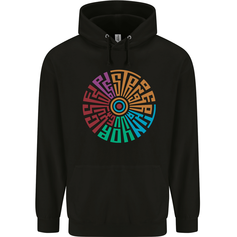 Gym Be Stronger Than Your Excuses Fitness Childrens Kids Hoodie Black