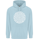 Gym Be Stronger Than Your Excuses Fitness Childrens Kids Hoodie Light Blue