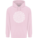 Gym Be Stronger Than Your Excuses Fitness Childrens Kids Hoodie Light Pink