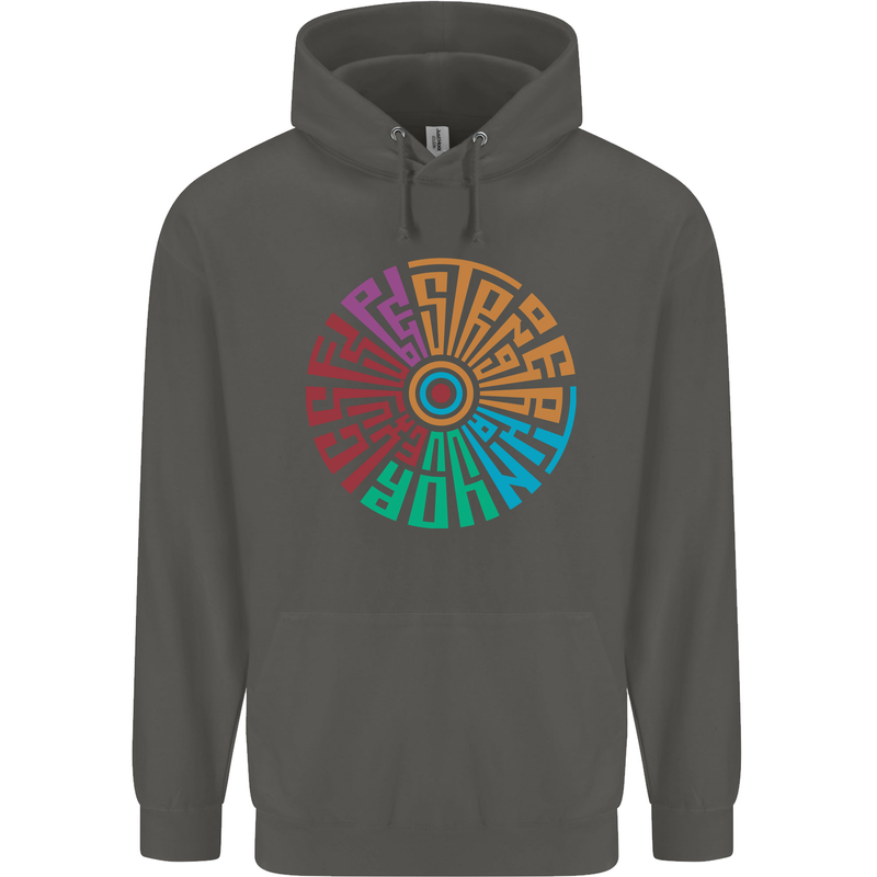 Gym Be Stronger Than Your Excuses Fitness Childrens Kids Hoodie Storm Grey