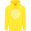 Gym Be Stronger Than Your Excuses Fitness Childrens Kids Hoodie Yellow