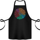 Gym Be Stronger Than Your Excuses Fitness Cotton Apron 100% Organic Black