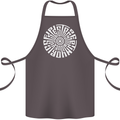 Gym Be Stronger Than Your Excuses Fitness Cotton Apron 100% Organic Dark Grey