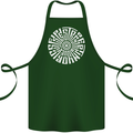 Gym Be Stronger Than Your Excuses Fitness Cotton Apron 100% Organic Forest Green