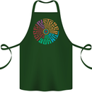 Gym Be Stronger Than Your Excuses Fitness Cotton Apron 100% Organic Forest Green