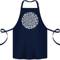 Gym Be Stronger Than Your Excuses Fitness Cotton Apron 100% Organic Navy Blue