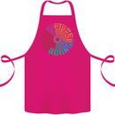 Gym Be Stronger Than Your Excuses Fitness Cotton Apron 100% Organic Pink