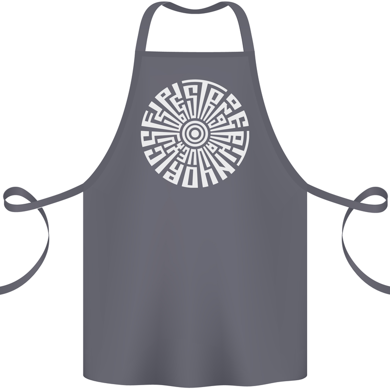 Gym Be Stronger Than Your Excuses Fitness Cotton Apron 100% Organic Steel
