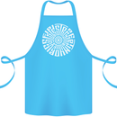 Gym Be Stronger Than Your Excuses Fitness Cotton Apron 100% Organic Turquoise