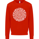 Gym Be Stronger Than Your Excuses Fitness Kids Sweatshirt Jumper Bright Red