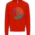 Gym Be Stronger Than Your Excuses Fitness Kids Sweatshirt Jumper Bright Red