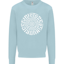 Gym Be Stronger Than Your Excuses Fitness Kids Sweatshirt Jumper Light Blue