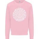 Gym Be Stronger Than Your Excuses Fitness Kids Sweatshirt Jumper Light Pink