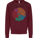 Gym Be Stronger Than Your Excuses Fitness Kids Sweatshirt Jumper Maroon
