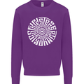 Gym Be Stronger Than Your Excuses Fitness Kids Sweatshirt Jumper Purple