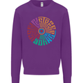 Gym Be Stronger Than Your Excuses Fitness Kids Sweatshirt Jumper Purple