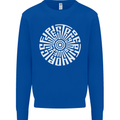 Gym Be Stronger Than Your Excuses Fitness Kids Sweatshirt Jumper Royal Blue