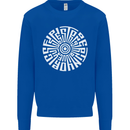 Gym Be Stronger Than Your Excuses Fitness Kids Sweatshirt Jumper Royal Blue