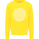 Gym Be Stronger Than Your Excuses Fitness Kids Sweatshirt Jumper Yellow