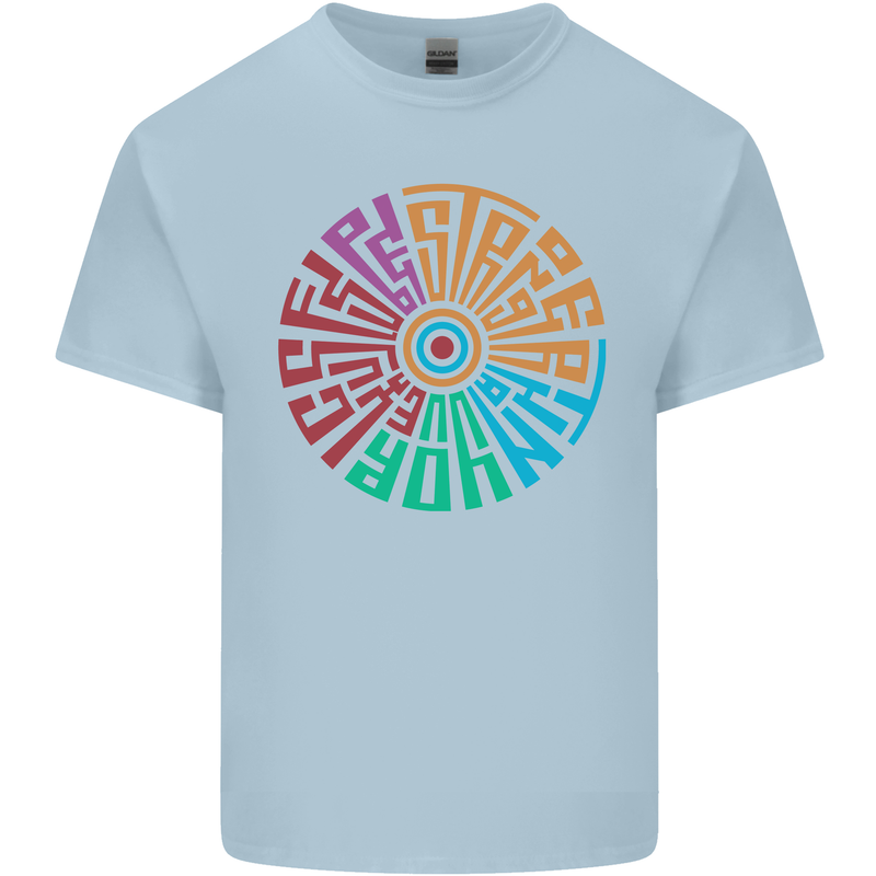 Gym Be Stronger Than Your Excuses Fitness Kids T-Shirt Childrens Light Blue