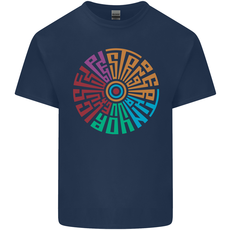 Gym Be Stronger Than Your Excuses Fitness Kids T-Shirt Childrens Navy Blue