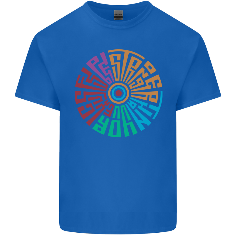 Gym Be Stronger Than Your Excuses Fitness Kids T-Shirt Childrens Royal Blue