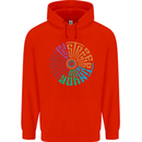 Gym Be Stronger Than Your Excuses Fitness Mens 80% Cotton Hoodie Bright Red