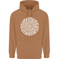 Gym Be Stronger Than Your Excuses Fitness Mens 80% Cotton Hoodie Caramel Latte