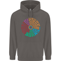 Gym Be Stronger Than Your Excuses Fitness Mens 80% Cotton Hoodie Charcoal