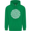 Gym Be Stronger Than Your Excuses Fitness Mens 80% Cotton Hoodie Irish Green