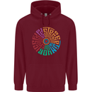 Gym Be Stronger Than Your Excuses Fitness Mens 80% Cotton Hoodie Maroon