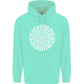 Gym Be Stronger Than Your Excuses Fitness Mens 80% Cotton Hoodie Peppermint