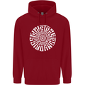 Gym Be Stronger Than Your Excuses Fitness Mens 80% Cotton Hoodie Red