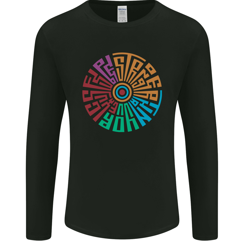 Gym Be Stronger Than Your Excuses Fitness Mens Long Sleeve T-Shirt Black
