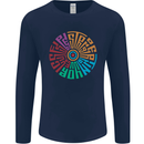 Gym Be Stronger Than Your Excuses Fitness Mens Long Sleeve T-Shirt Navy Blue