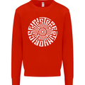 Gym Be Stronger Than Your Excuses Fitness Mens Sweatshirt Jumper Bright Red
