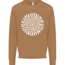 Gym Be Stronger Than Your Excuses Fitness Mens Sweatshirt Jumper Caramel Latte