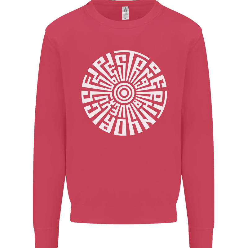 Gym Be Stronger Than Your Excuses Fitness Mens Sweatshirt Jumper Heliconia