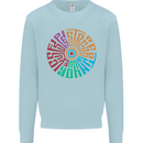 Gym Be Stronger Than Your Excuses Fitness Mens Sweatshirt Jumper Light Blue