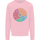 Gym Be Stronger Than Your Excuses Fitness Mens Sweatshirt Jumper Light Pink