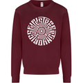 Gym Be Stronger Than Your Excuses Fitness Mens Sweatshirt Jumper Maroon