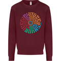 Gym Be Stronger Than Your Excuses Fitness Mens Sweatshirt Jumper Maroon