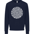 Gym Be Stronger Than Your Excuses Fitness Mens Sweatshirt Jumper Navy Blue