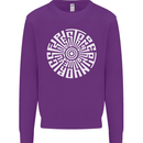 Gym Be Stronger Than Your Excuses Fitness Mens Sweatshirt Jumper Purple