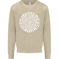 Gym Be Stronger Than Your Excuses Fitness Mens Sweatshirt Jumper Sand