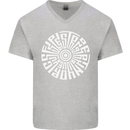 Gym Be Stronger Than Your Excuses Fitness Mens V-Neck Cotton T-Shirt Sports Grey