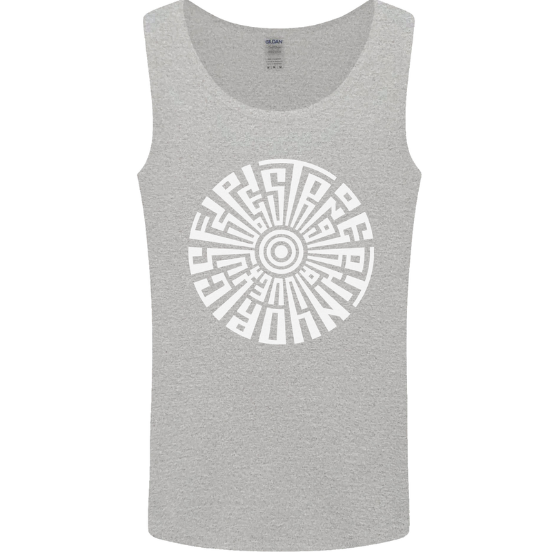 Gym Be Stronger Than Your Excuses Fitness Mens Vest Tank Top Sports Grey