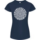 Gym Be Stronger Than Your Excuses Fitness Womens Petite Cut T-Shirt Navy Blue