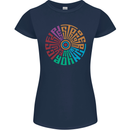 Gym Be Stronger Than Your Excuses Fitness Womens Petite Cut T-Shirt Navy Blue