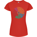 Gym Be Stronger Than Your Excuses Fitness Womens Petite Cut T-Shirt Red